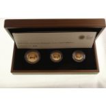 Royal Mint 2012 sovereign three-coin gold proof Premium set (£2,