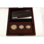 Royal Mint 2015 sovereign three-coin gold proof Premium set (£2,