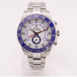 POLICE > ROLEX Oyster Perpetual YACHT-MASTER II stainless steel wristwatch,