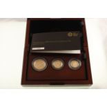 Royal Mint 2015 sovereign three-coin gold proof Premium set (£2,