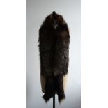 3 vintage fur items consisting of fox fur stole, mink ermine tippet stole and mink fur hat.