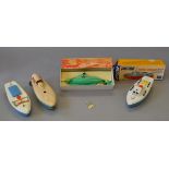 Two boxed Sutcliffe model boats,