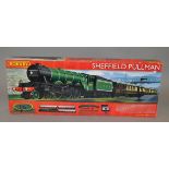 OO Gauge. Hornby R1135 Sheffield Pullman train set. VG complete boxed with TrakMat.