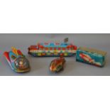 Three Japanese tinplate toys,