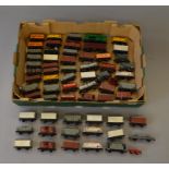 OO Gauge. Hornby Dublo. Approx 60 assorted rolling stock. Overall F/G a few repainted.