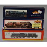 OO Gauge. Bachmann & Hornby. 3 x locomotives. BR 5MT class No.45253, BR black 4MT tank No.