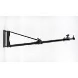 Large Manfrotto Wall Mounted Boom Arm. Fully adjustable lighting stand.