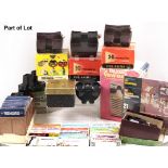 Large collection of View Master 3D viewers & reels.