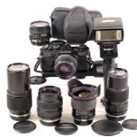 Extensive Olympus OM-1 Camera & Lens Outfit.