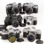 Various 35mm SLR Cameras & Lenses.