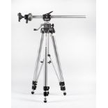 LARGE Manfrotto 075 Tripod. Complete with large cross-member & ball & socket head.