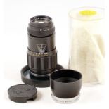 Black Leitz Wetzlar Tele-Elmar 135mm f4 lens #2145231 for Leica M (condition 5F) with original