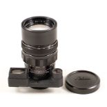 Black Leitz Canada Elmarit 135mm f2 lens #2011010 for Leica M camera (small black 'spot' on inside