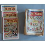 The Wizard comics (1957 - 1960) Nos 1663 to 1772 (1767 missing) featuring great UK cartoons and