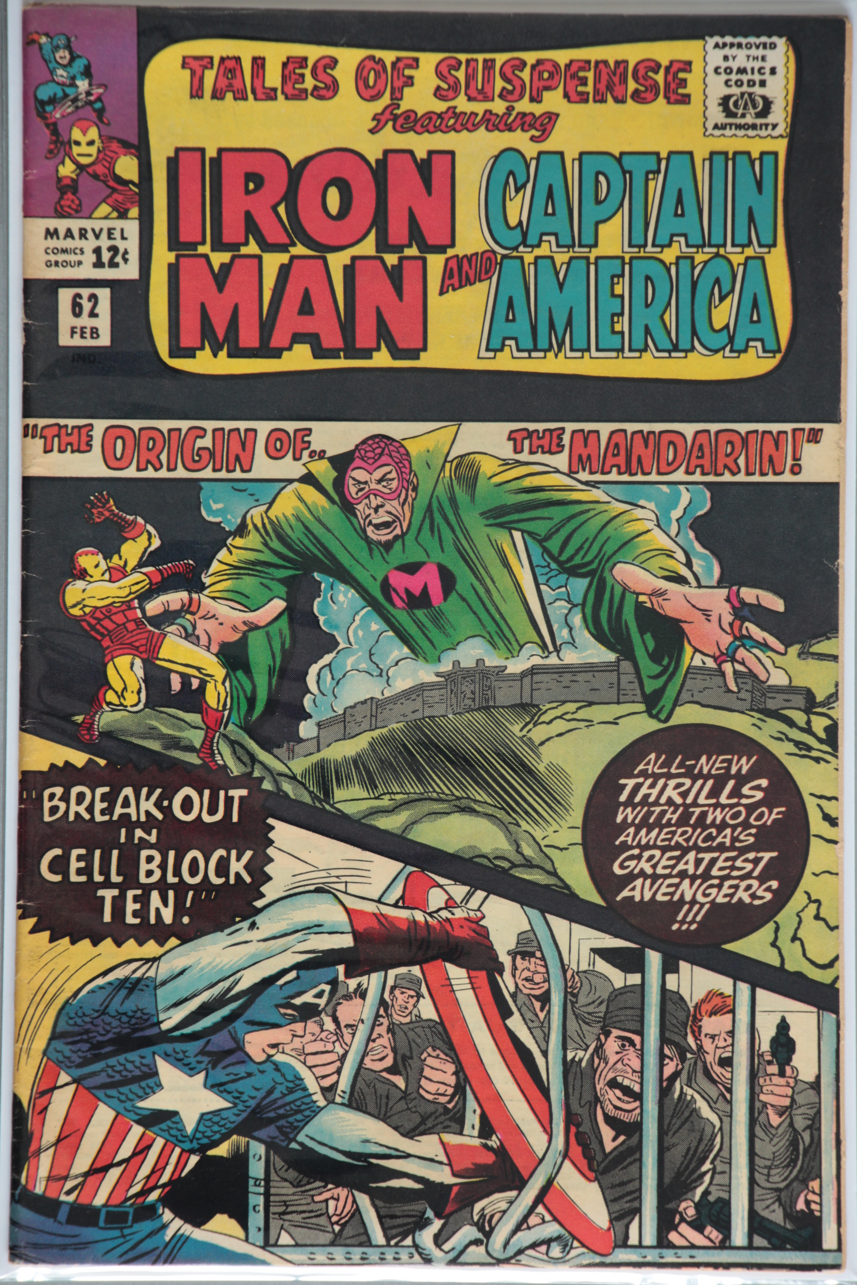 Tales of Suspense No 62 (1965) Marvel comic telling the origin of the Mandarin for the first time