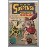 Tales of Suspense #40 (1963) comic featuring the 1st appearance Iron Man in Mk II armour with art