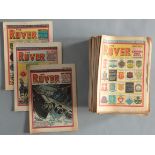 The Rover comics (1957 - 1960) Complete run of issue Nos 1684 to 1803 featuring School badges of