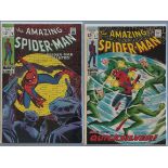 2 Amazing Spider-Man Marvel Comics to include No. 70 in FN condition plus No. 71 in FN condition.