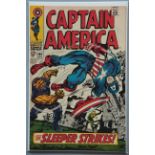 Captain America Marvel comic No. 102 in NM- condition.