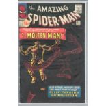 Amazing Spider-man No 28 1st appearance and origin of Molten Man,