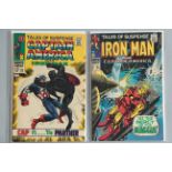 2 Tales of Suspense comics Nos. 98 & 99 in VF- condition. Featuring Iron Man and Captain America.