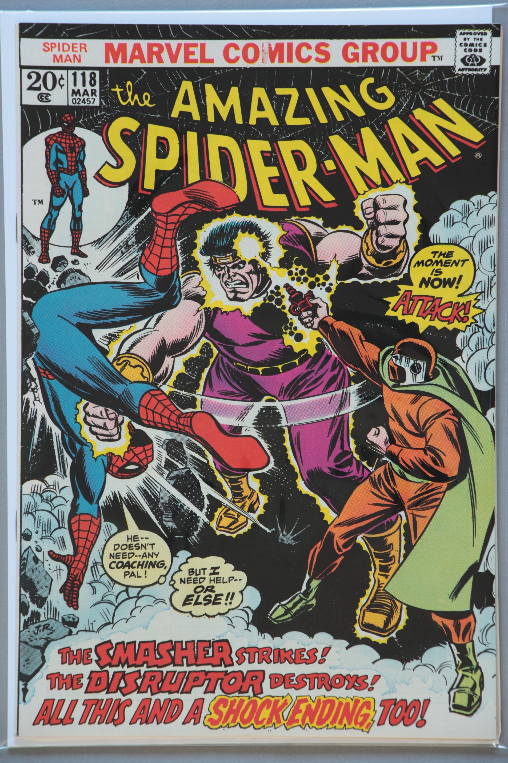 Amazing Spider-Man Marvel Comic No. 118 in VF/NM condition.