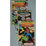 Amazing Spider-man Marvel comics #155 (FN), #156 (VG), #157 (VF), #158 Doctor Octopus app.