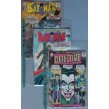 A collection of 1960's DC comics including Batman #152 feat The Joker (VG), 153,