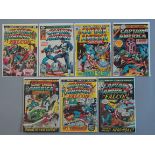 7 Captain America Marvel comics Nos.