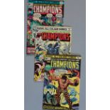 The Champions Marvel Comics #1-12 and #14-17 (VG/FN) including duplicates. UK Versions. 18 comics.