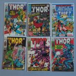 6 Marvel Thor comics including; Thor #167, 168, 170,
