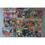 A large collection of over 130 Marvel comics including; The Inhumans No. 5, Daredevil No.