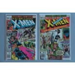 X-Men Nos. 110 & 111 Marvel Comics in VF/NM condition.