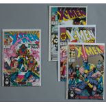 60 X-Men Marvel comics Nos 280 - 340 inclusive featuring the 1st appearance of Bishop (282),