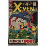 X-Men No 35 (Aug 1967) Marvel comic Spider-Man versus the X-Men, 1st Changeling.