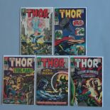 5 Marvel Thor comics Nos.