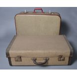 4 vintage luggage suitcases