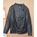 3 jackets including two leather examples
