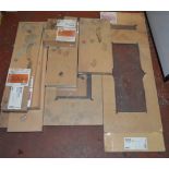 Qty of sealed wooden router templates