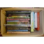 4 boxes of assorted books, mostly related to Britain,