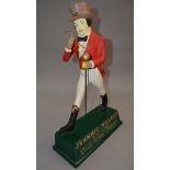 A large Johnnie Walker resin advertising figure. Approx 75cm tall.