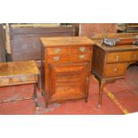 A mixed lot of furniture including a Regency style table,