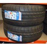 A pair of Tracmax tyres 215/50R17 95V XL