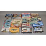 34 x Monogram 1:48 scale model aircraft kits.