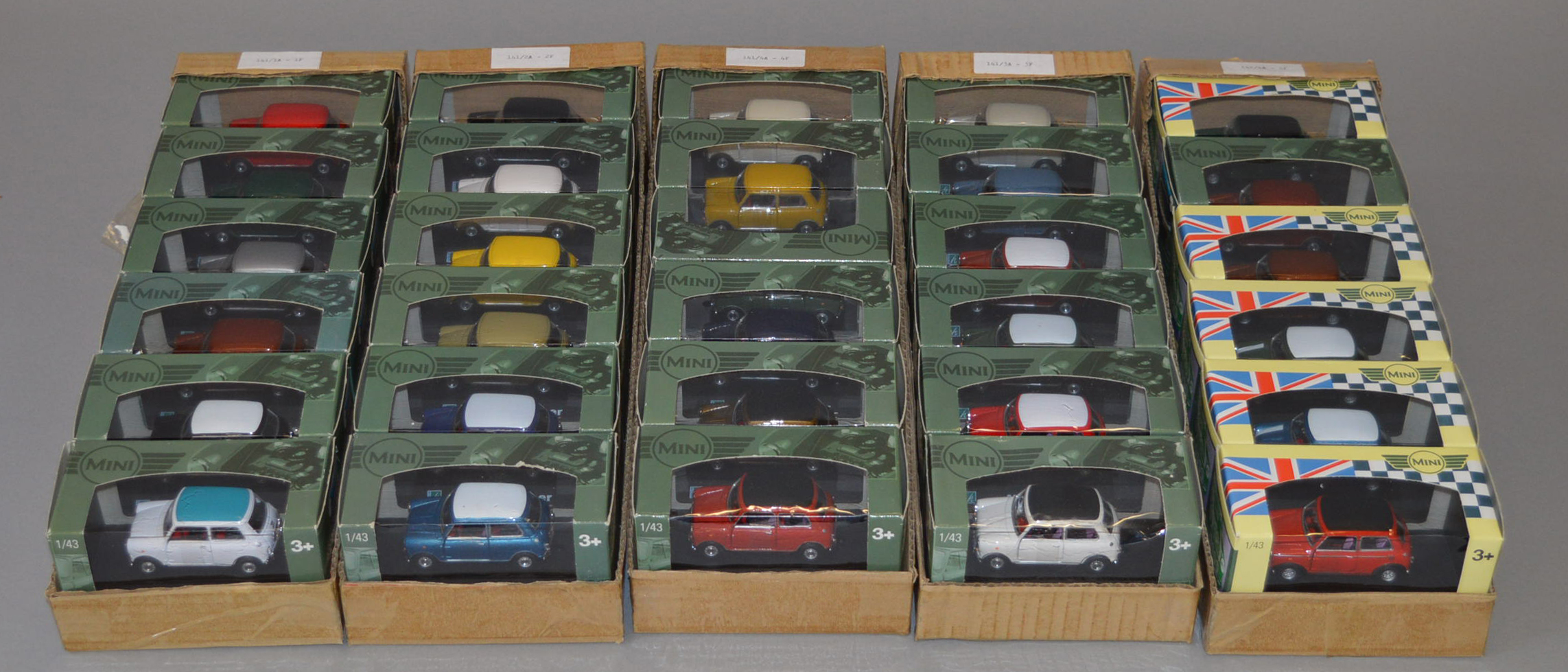Mini Cooper Bleue Toit Noir 1/43 - Modèle Réduit Voiture Collection Cararama - 3
