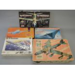 5 x Assorted 1:72 scale model aircraft kits.