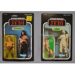 Two Kenner Star Wars 3 3/4" figures: Bossk; Rancor Keeper.