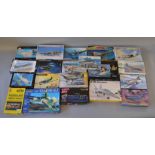 20 x model aircraft kits.1:48 scale, various manufacturers. Viewing recommended.