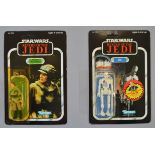 Two Kenner Star Wars 3 3/4" figures: Princess Leia Organa in Combat Poncho; 8D8.