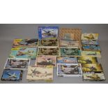 24 x assorted aviation related kits, various scales & manufacturers. Viewing recommended.